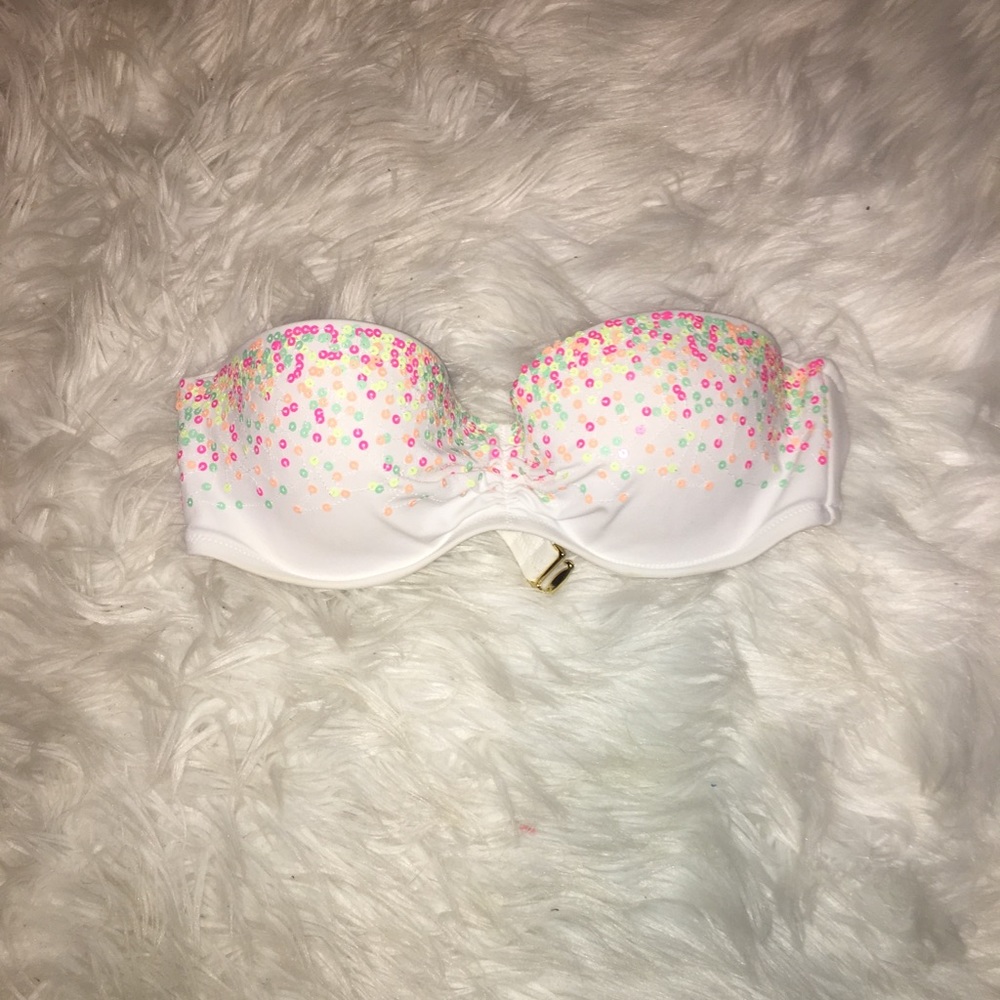 Sparkle bikini Bandeau top